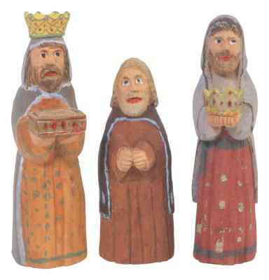 How do I create a paper mache Nativity scene