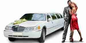 Photo of wedding limo Photo of wedding limo