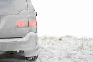 Drive on black ice