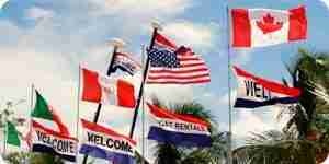 The different types of flags and banners to recognize