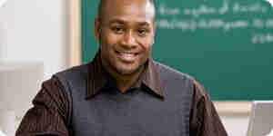 Teacher at school Teacher at school