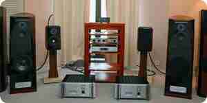 Bi-wire home audio loudspeakers