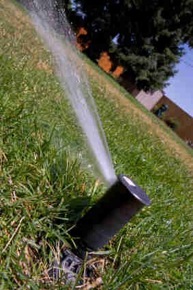 To get revenge with your remote control sprinkler