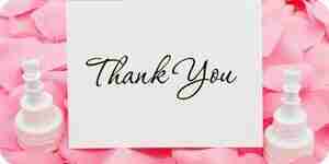 Thank you card Thank you card