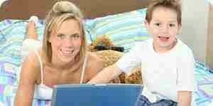 Find online resources and assistance for single moms