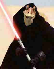 You make a "Star Wars"-light saber