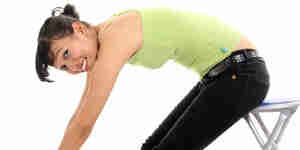 Chair Exercises: chest, abdominal, biceps and triceps Exercises