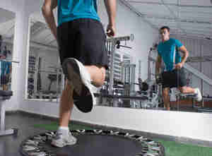 Do Mini Trampoline Exercises - Rebounder Trampoline