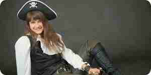 A woman pirate costumes, dresses and much more