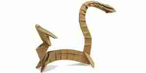 You make a Origami dragon