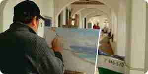 Paint water for oil, acrylic and watercolor paintings