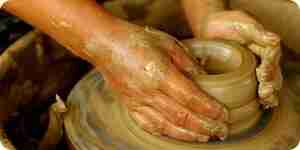 Make homemade clay flower pots