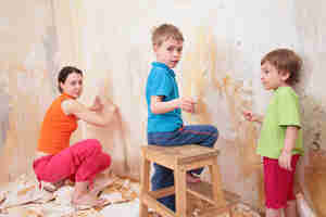 how to remove difficult wallpaper