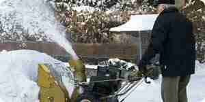 Choose a snow blower: electric snow blower